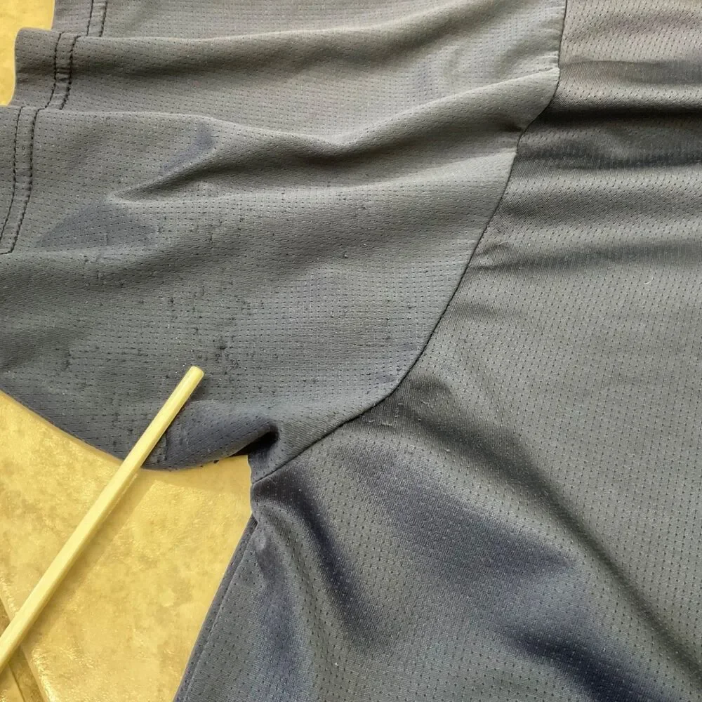 Houston Texans Majestic Polo shirt Men's size 5X Blue NFL Texans logo flaws*